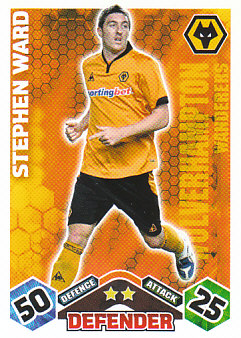Stephen Ward Wolverhampton Wanderers 2009/10 Topps Match Attax #348